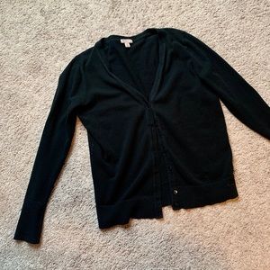 Black cardigan